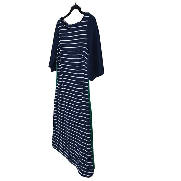 Eliza J Blue & White Striped Dress  Size 10 - Picture 5 of 9